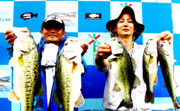 琵琶湖バスフィッシングガイドリポート ~清水様 DAY 2~ 40cm 24