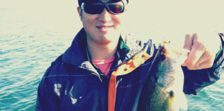 琵琶湖バスフィッシングガイドリポート ~庄田様~ 38cm 10