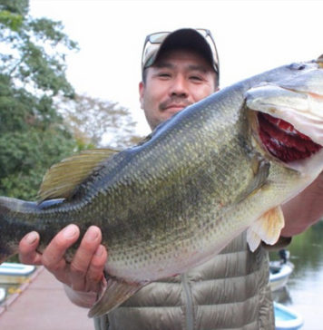 ボカ〜ン!! ネコリグで６１.５cm!! (亀山ダム) 