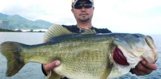 ボカ〜ン!! スイムジグで６０cm!! (琵琶湖南湖) 2