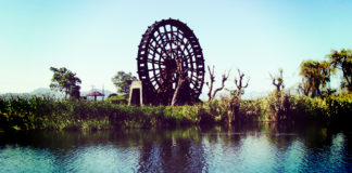 滋賀県・伊庭内湖バスフィッシング (ボートポイント場所紹介) 1