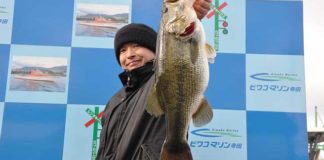 tweet釣果：スイミングジグで５７cm!! (琵琶湖) 
