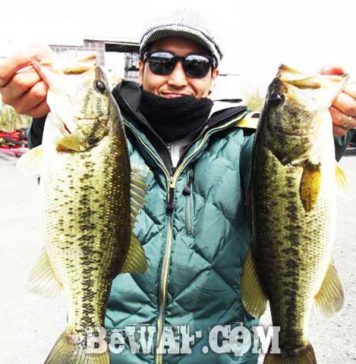 琵琶湖バスフィッシングガイドリポート ~竹中様~ 43cm 16