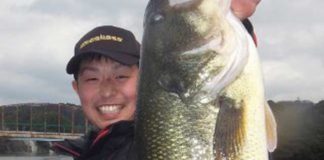 tweet釣果：亀山モンスター現る!! 60cm!! 