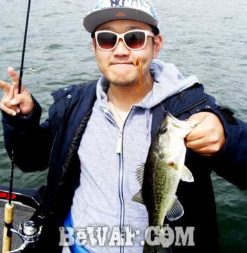 琵琶湖バスフィッシングガイドリポート ~岸本様~ 28cm 8