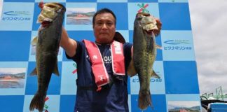 tweet釣果：フリックカーリーで55cm!! (琵琶湖) 