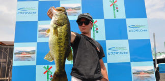 tweet釣果：ボカン!! ファットスワンプで58cm!! (琵琶湖) 