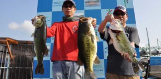 tweet釣果：ドカ〜ン!! ネコリグで 56x55x56cm!! (琵琶湖) 2