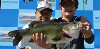 tweet釣果：ドライブスティックで64cm!! (琵琶湖) 