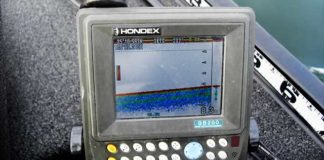 琵琶湖へ (12月4日) 魚探掛け作業 16