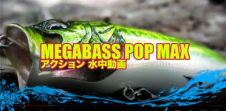 Megabass - PopMax "ポップマックス"の水中映像 2
