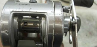 シマノ 05 カルカッタ オーバーホール写真