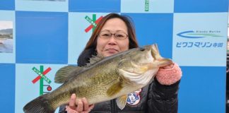 琵琶湖釣果 レベルバイブ で54cm!!