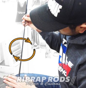 ロッドのスパインを探す (ロッドカスタム日記 #5) ロッドのスパインを探す 写真