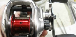 シマノ 11 スコーピオンDC メンテナンス写真