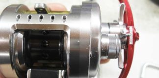 シマノ カルカッコンクエストDC 200 修理写真