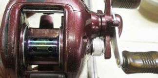 シマノ 赤 スコーピオン 1500 分解写真