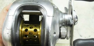 シマノ スコーピオン Mg 1000 オーバーホール写真