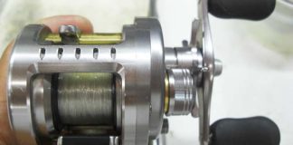 シマノ 10 カルカッタコンクエストDC 100 分解写真