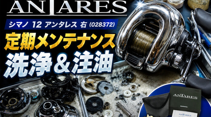 シマノ 12 アンタレス 右 (028372) 定期メンテナンス修理写真