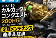 シマノ 15 カルカッタコンクエスト 200HG (03439) (RH821200) 洗浄修理写真