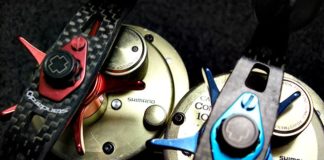 シマノリールカスタム ブラック仕様 写真