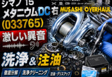 シマノ 15 メタニウムDC 右 (033765) 激しい異音 洗浄＆注油 メンテナンス修理写真