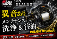 メンテナンス日記#505:アブ レボ ブラック9 左 (1366270) (036282312500) 異音あり 洗浄&注油 アブ レボ ブラック9 左 (1366270) (036282312500) 異音あり 洗浄 修理写真