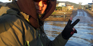 晩秋の琵琶湖 巻物に挑戦 写真