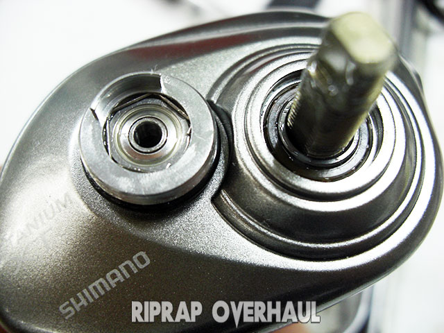 シマノ 05 メタニウムXT オーバーホール修理 写真