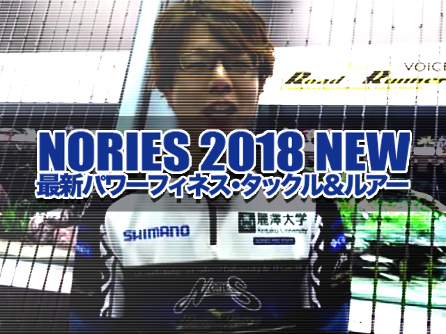 新作!! 2018 パワーフィネス関係3点!! (ノリーズ)