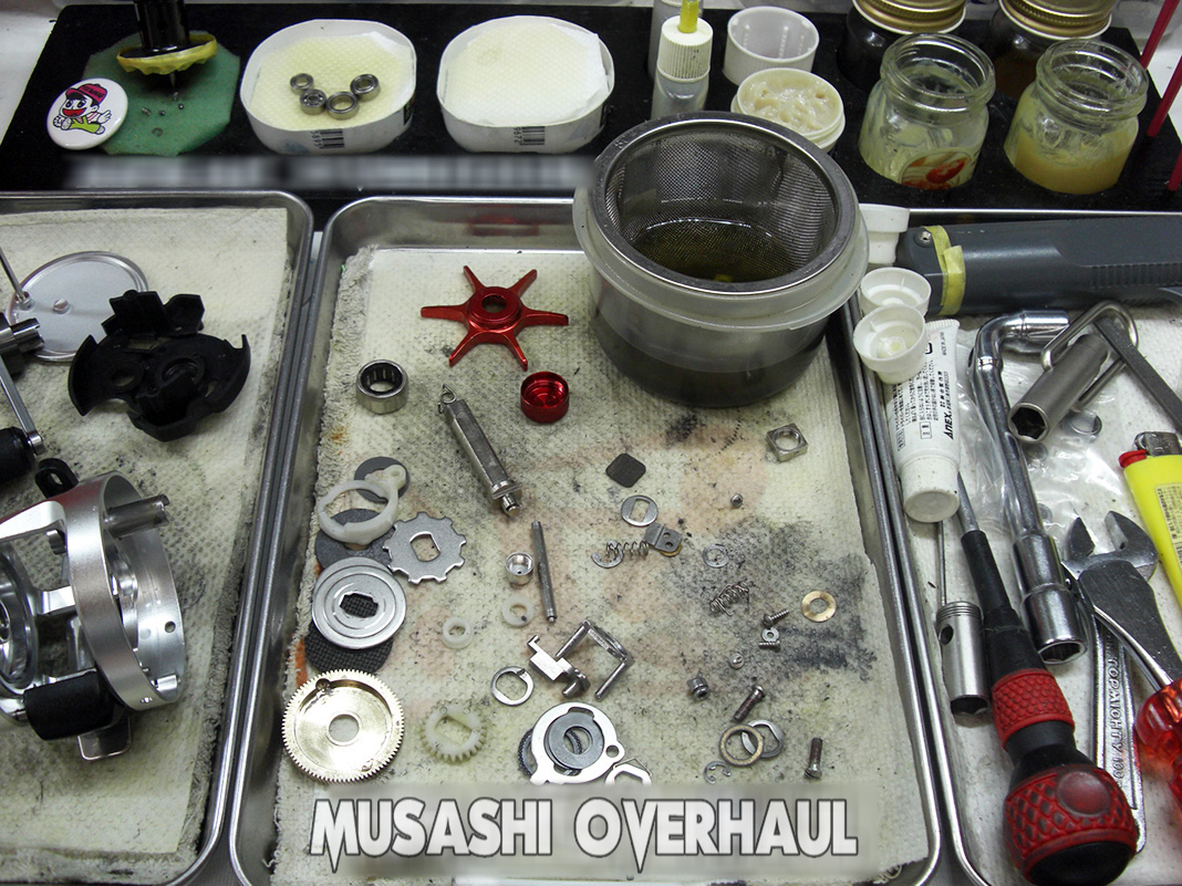 シマノ 12 カルカッタ200 (028334) メンテナンス修理写真