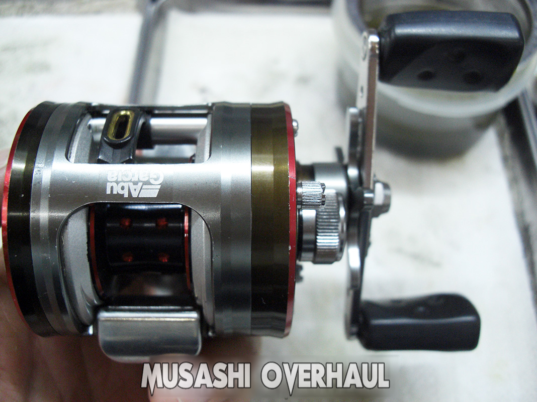 1 abu garcia morrum zx1600 1141073 reel sabi shuri overhaul mentenance shuri shashin
