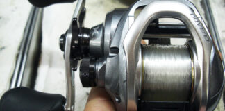 シマノ 15 クラド201 HG 左 (03457) 修理洗浄写真