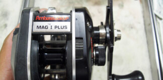 アブ ガルシア マグ 1 プラス 洗浄 メンテナンス写真