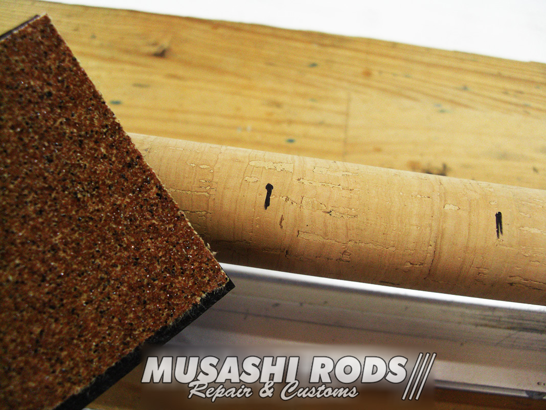 シマノ ゾディアス 172MH-G (370839) グリップ改造修理写真