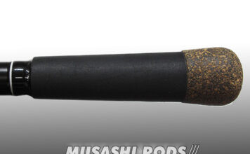 ビックベイト用ロッドのバランサー加工改造写真