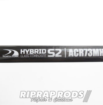 north fork hybrid s2 73mh ロッドカスタム写真