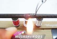 シマノ コンクエスト Gルーミス 843s SJR (4969363387882) ガイド交換 (ロッドカスタム日記 #52) シマノ コンクエスト Gルーミス 843s SJR (4969363387882) ロッド修理メンテナンス修理写真