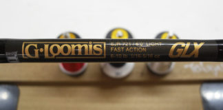 G.Loomis スピニング SJR 721 GLX トップガイド修理写真