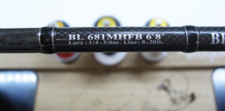 ダイワ ブラックレーベル BL681MHFBガイド修理 写真