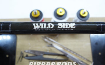 レジットデザイン ワイルドサイド 72H ガイド修理 (ロッドカスタム日記 #64) レジットデザイン ワイルドサイド 72H ガイド修理写真