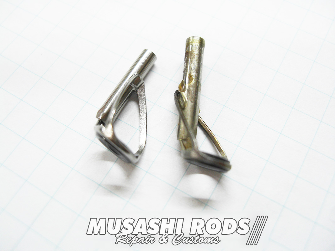 ダイコー バロウズ ドレッドノートトップガイド修理 ガイド巻き直し