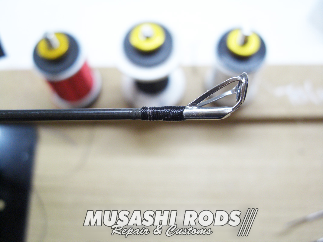 ダイコー バロウズ ドレッドノートトップガイド修理 ガイド巻き直し