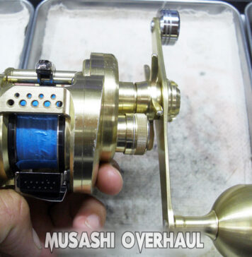 シマノ 14オシアコンクエスト200HG メンテナンス修理写真