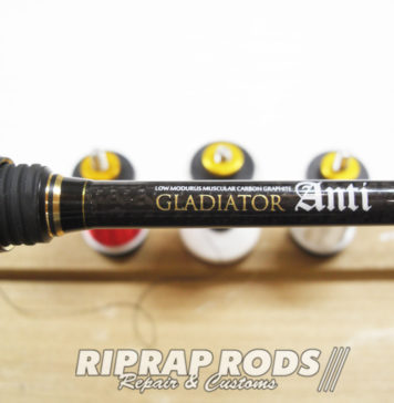 レイドジャパン グラディエーター Anti ガイド交換 (ロッドカスタム日記 #82) レイドジャパン グラディエーター改造写真