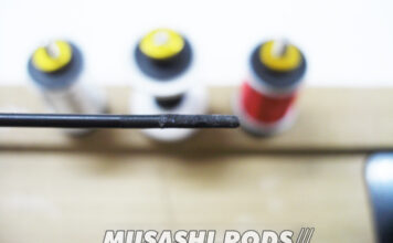 メガバス デストロイヤー F6-69Xガイド交換 (ロッドカスタム日記 #83)