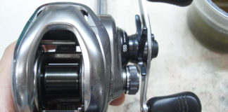 シマノ 15 メタニウムDC クラッチ修理写真