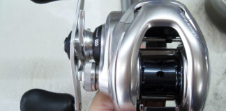 シマノ 16 メタニウムmgl 左 (035318) 赤パーツ＆組み立て メンテナンス修理写真