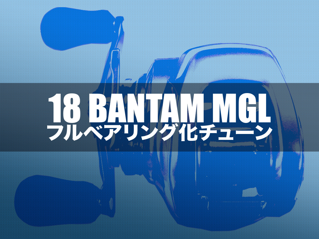 シマノ '18 バンタム MGL をフルベアリング化にする…交換方法